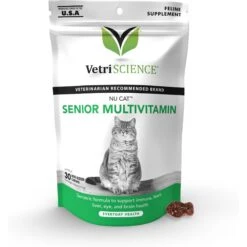 VetriScience Nu Cat Senior Soft Chews Multivitamin For Cats