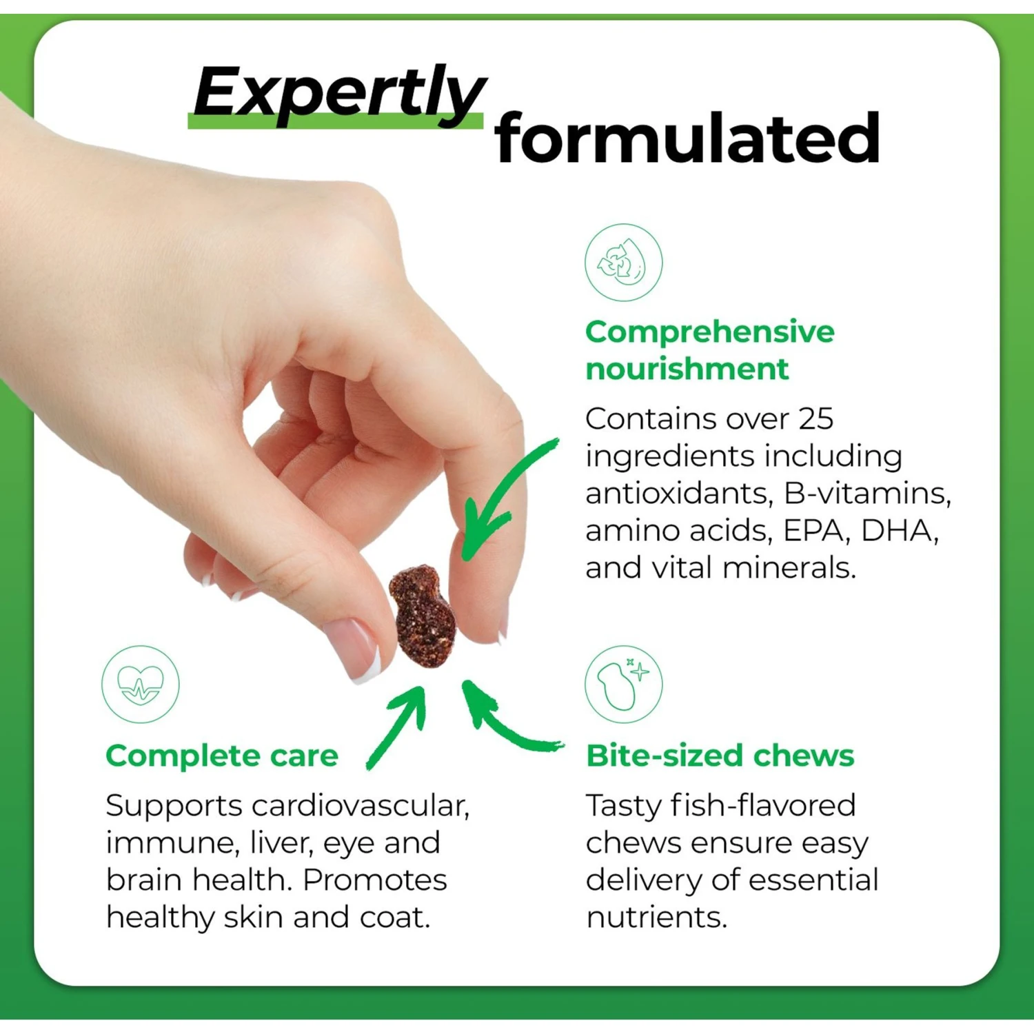 VetriScience Nu Cat Senior Soft Chews Multivitamin For Cats 5 VetriScience Nu Cat Senior Soft Chews Multivitamin For Cats - Image 3