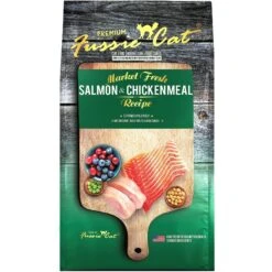 Fussie Cat Market Fresh Salmon & Chicken Recipe Grain-Free Dry Cat Food