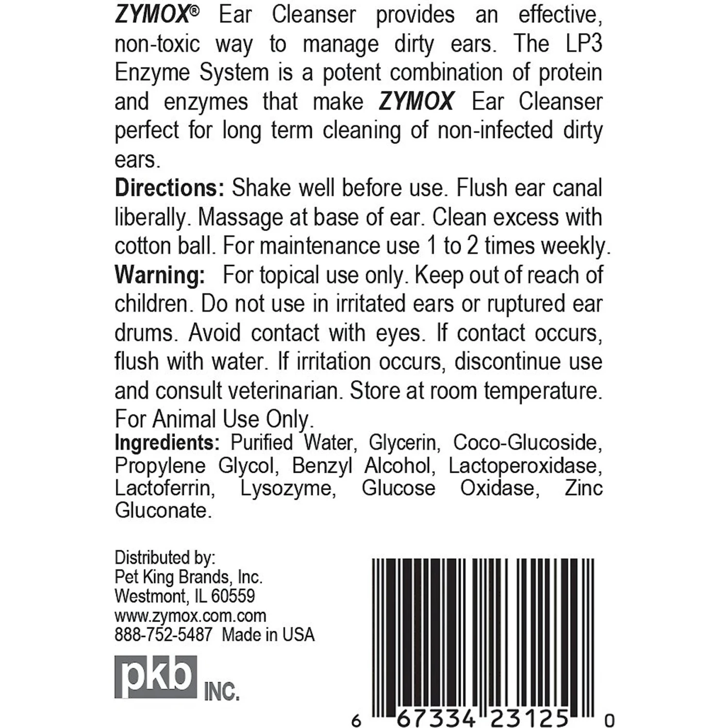 Zymox Enzymatic Ear Cleanser For Dogs & Cats 4 Zymox Enzymatic Ear Cleanser For Dogs & Cats - Image 2