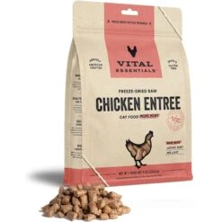 Vital Essentials Rabbit Entree Cat Food Mini Patties Grain-Free Freeze-Dried Raw Cat Food, 3.75-oz Bag + 2 Items -Furry Friends 985926 PT4. AC SS1800 V1698186964