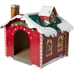Frisco Holiday Christmas Tree Cardboard Cat House & Frisco Holiday Santa's Workshop Cardboard Cat House 16 Frisco Holiday Christmas Tree Cardboard Cat House & Frisco Holiday Santa's Workshop Cardboard Cat House -Furry Friends 986190 PT5. AC SS1800 V1698258055