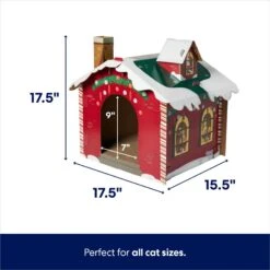Frisco Holiday Christmas Tree Cardboard Cat House & Frisco Holiday Santa's Workshop Cardboard Cat House 17 Frisco Holiday Christmas Tree Cardboard Cat House & Frisco Holiday Santa's Workshop Cardboard Cat House -Furry Friends 986190 PT6. AC SS1800 V1698257795