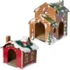 Frisco Holiday Log Cabin Cardboard Cat House & Frisco Holiday Santa's Workshop Cardboard Cat House -Furry Friends 986198 MAIN. AC SS1800 V1698257848