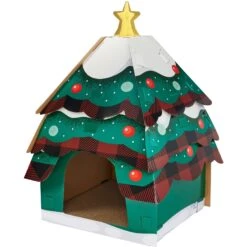 Frisco Holiday Log Cabin Cardboard Cat House & Frisco Holiday Christmas Tree Cardboard Cat House 16 Frisco Holiday Log Cabin Cardboard Cat House & Frisco Holiday Christmas Tree Cardboard Cat House -Furry Friends 986238 PT5. AC SS1800 V1698257734