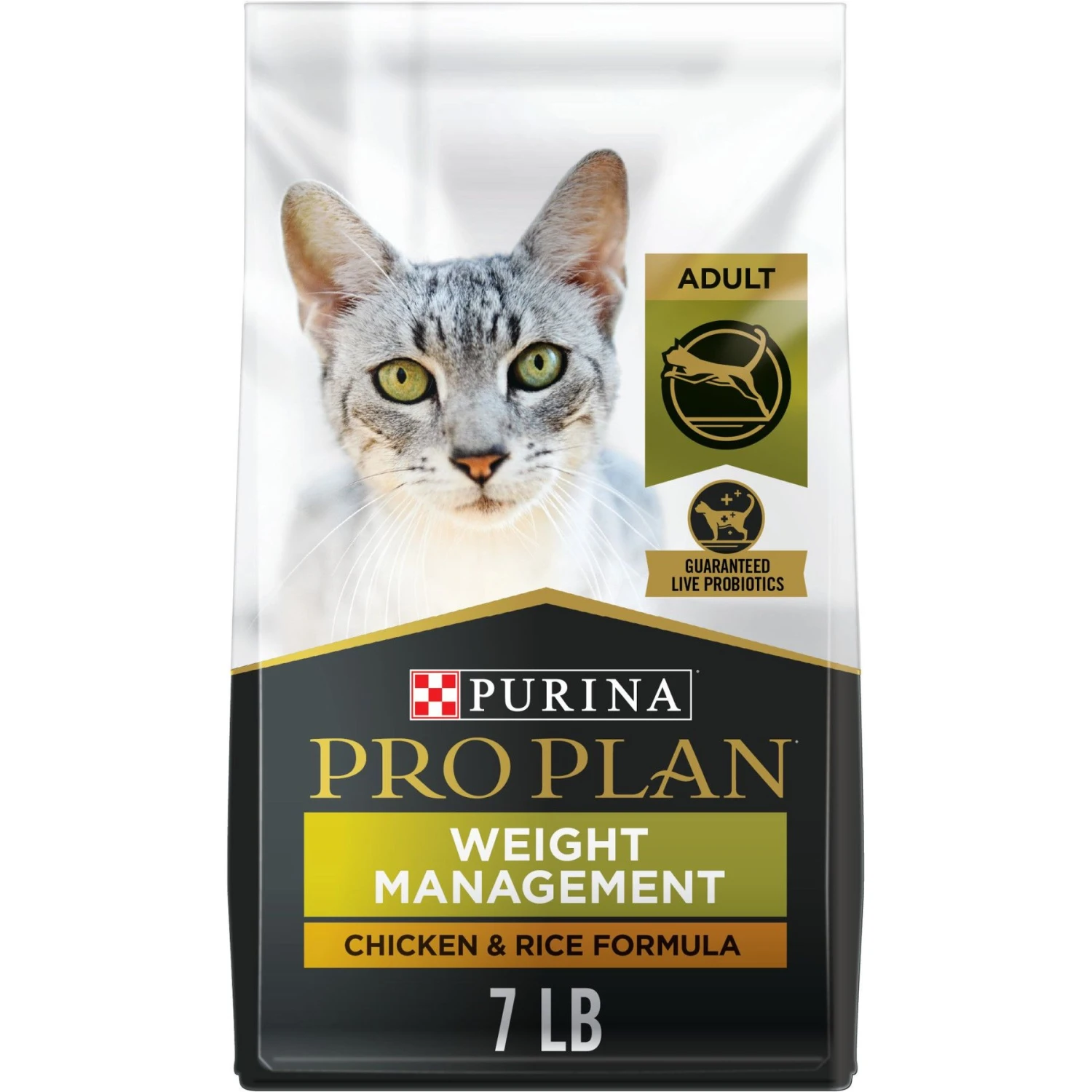 Purina Pro Plan Adult Weight Management Chicken & Rice Formula Dry Cat Food & Purina Pro Plan Focus Adult Weight Management Ground Turkey & Rice Entree Canned Cat Food 4 Purina Pro Plan Adult Weight Management Chicken & Rice Formula Dry Cat Food & Purina Pro Plan Focus Adult Weight Management Ground Turkey & Rice Entree Canned Cat Food - Image 2