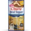Inaba Churu Chicken With Cheese Recipe Grain-Free Cat Food Topper, 0.5-oz Tube, 4 Count
