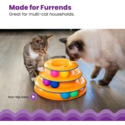 Catstages Tower Of Tracks Cat Toy, 3 Count 14 Catstages Tower Of Tracks Cat Toy, 3 Count -Furry Friends 98978 PT3. AC SS1800 V1646790988