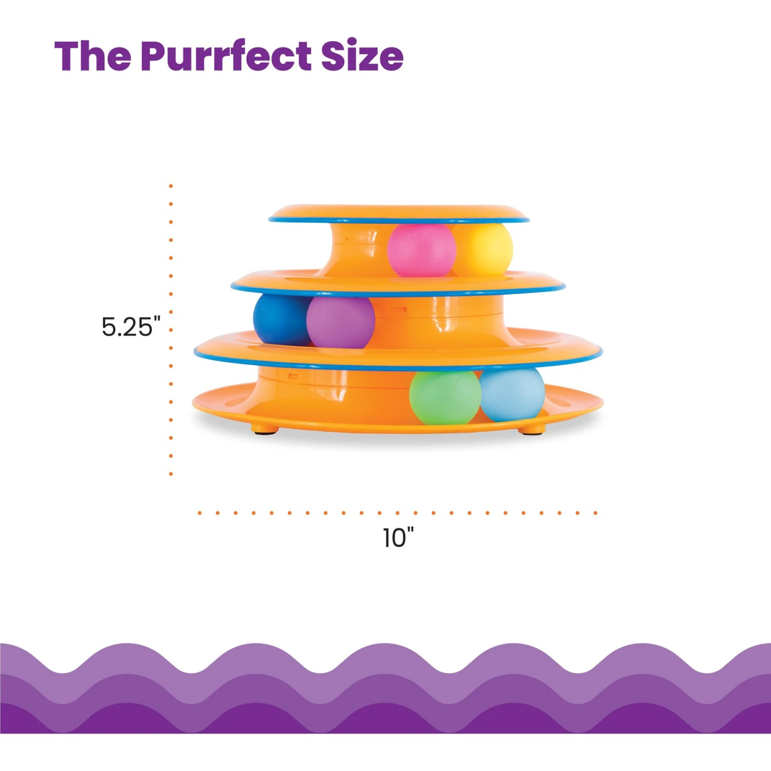 Catstages Tower Of Tracks Cat Toy, 3 Count 7 Catstages Tower Of Tracks Cat Toy, 3 Count - Image 5