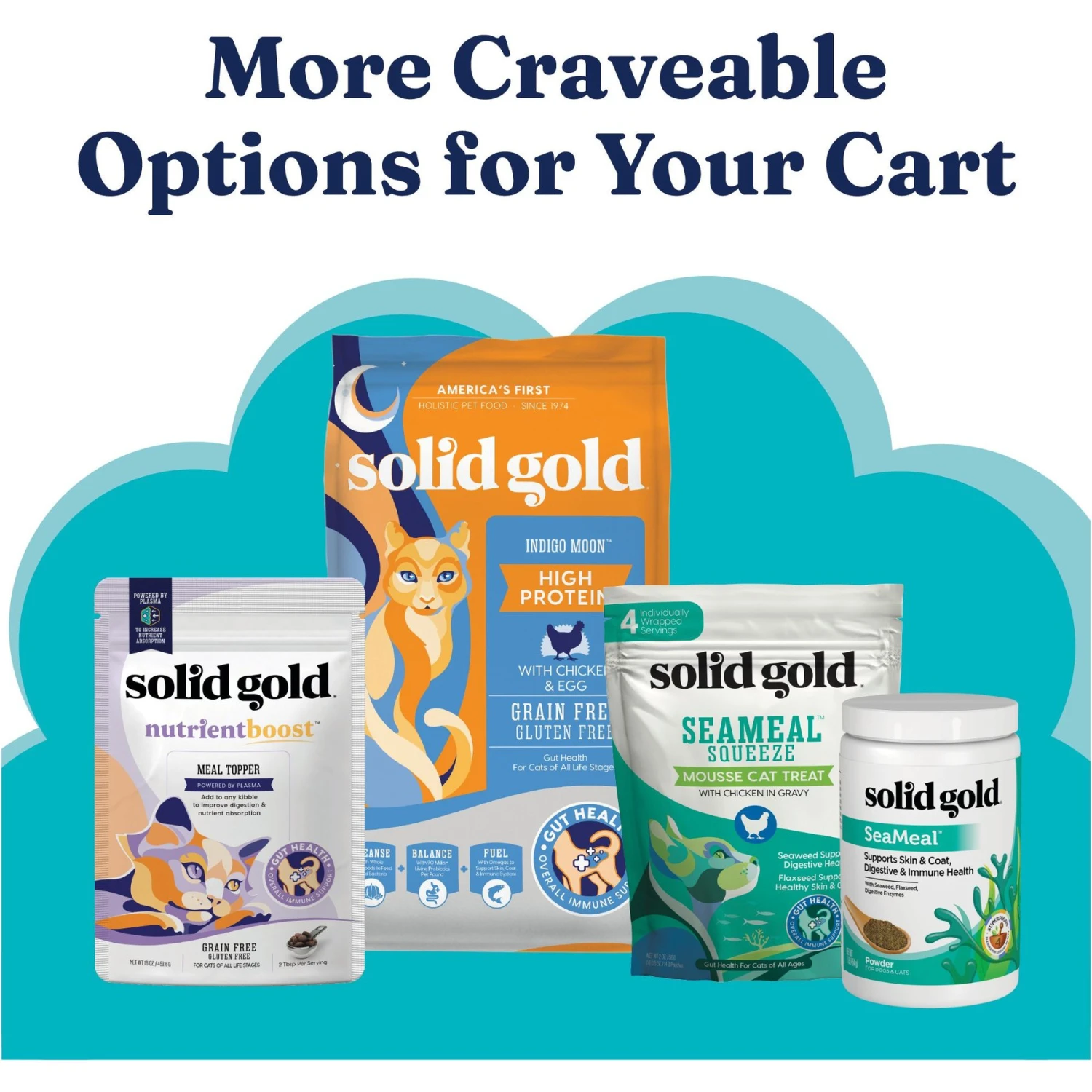 Solid Gold Wholesome Selects With Real Turkey & Pumpkin Recipe In Gravy Grain-Free Canned Cat Food 8 Solid Gold Wholesome Selects With Real Turkey & Pumpkin Recipe In Gravy Grain-Free Canned Cat Food - Image 6