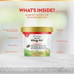 NaturVet Aller-911 Plus Antioxidants Soft Chews Allergy Supplement For Cats -Furry Friends 99408 PT4. AC SS1800 V1698691671