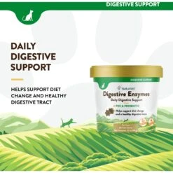NaturVet Digestive Enzymes Plus Probiotic Soft Chews Digestive Supplement For Cats -Furry Friends 99410 PT2. AC SS1800 V1698696471