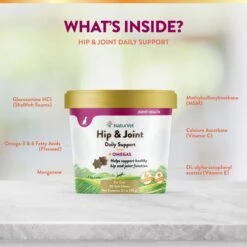 NaturVet Hip & Joint Plus Omegas Soft Chews Joint Supplement For Cats -Furry Friends 99413 PT4. AC SS1800 V1698694289