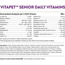 NaturVet VitaPet Senior Daily Vitamins Plus Glucosamine Cat Supplement 18 NaturVet VitaPet Senior Daily Vitamins Plus Glucosamine Cat Supplement -Furry Friends 99416 PT7. AC SS1800 V1698696008