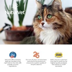 NaturVet VitaPet Senior Daily Vitamins Plus Glucosamine Cat Supplement 19 NaturVet VitaPet Senior Daily Vitamins Plus Glucosamine Cat Supplement -Furry Friends 99416 PT8. AC SS1800 V1698695759