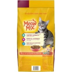 Meow Mix Hairball Control Dry Cat Food 12 Meow Mix Hairball Control Dry Cat Food -Furry Friends 99929 PT2. AC SS1800 V1682710774