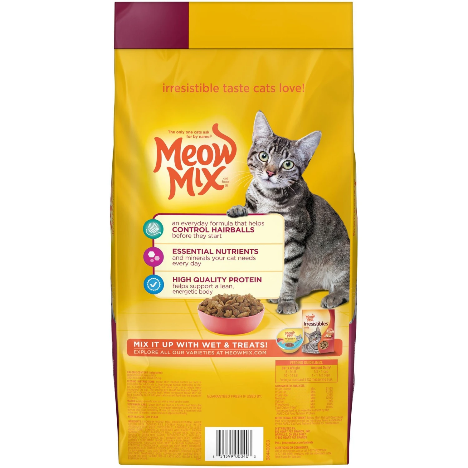 Meow Mix Hairball Control Dry Cat Food 5 Meow Mix Hairball Control Dry Cat Food - Image 3